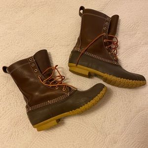 Brown LL Bean Duck Boots